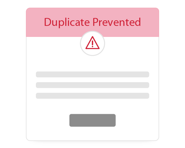 duplicate supplier validation